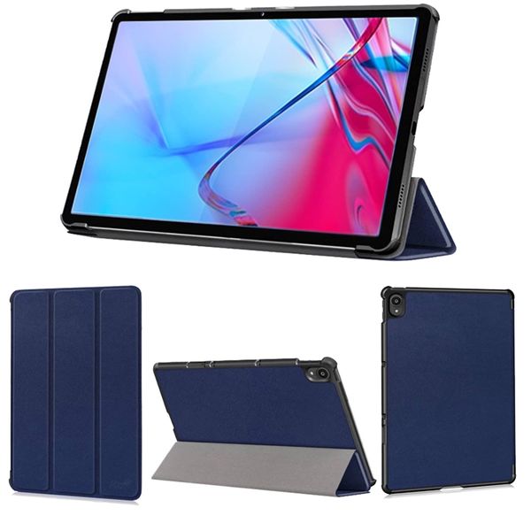 wisers Tablet Case for Lenovo Tab P11 5G LET01 TB-J607Z (Dark Blue) 11 Inch (Protective Film/Slim Type) Tablet Cover 2023 New Model