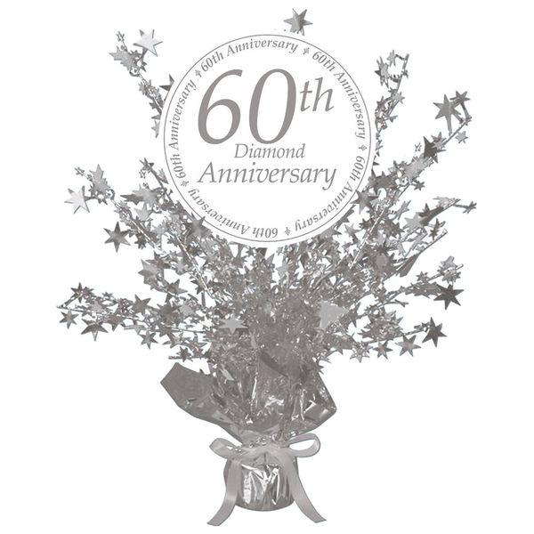 60TH Anniversary Centerpiece (Each) by Partypro