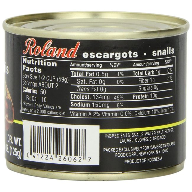 Roland Escargot Snails, Very Large, 7.75 Ounce (Pack of 12)