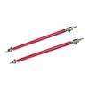 Red Adjustable Bumper Lip Diffuser Splitter Support Bars For Mitsubishi Lancer