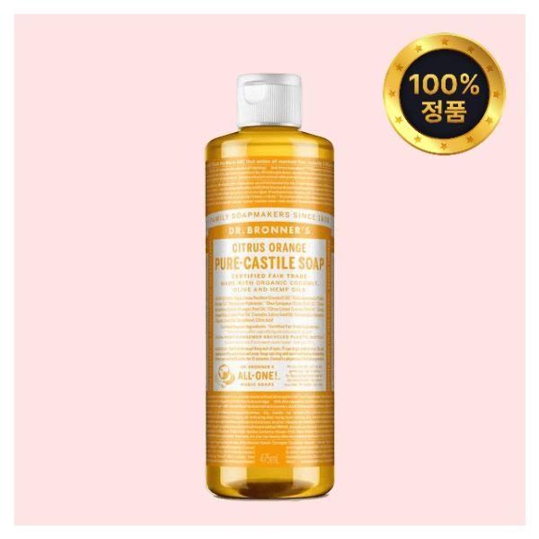 Dr. Bronner&#39;s Dr. Bronner&#39;s Citrus Orange Pure Castile Soap 475ml