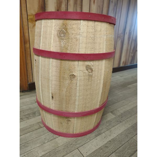 cedar barrel storage bin wood trash can unique pet 10 gallon