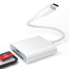 Type-c SD Card Reader, SD TF Camera Adapter, 2024 Latest Stable High Speed Chip, 2-in-1 SD Card Reader, Memory Card Reader, OTG Function, High Speed Two-Way Data Transfer, Supports Both SD/TF Cards,