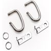 Garage Door Containment C-Hook for Extension Springs Repair & Replacement 2-Pack