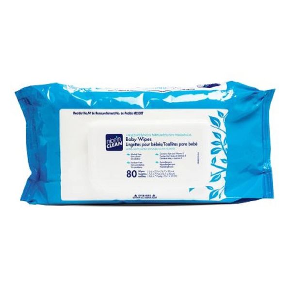 Nice'n Clean Baby Wipe Soft Pack, 80 Wipes M233XT