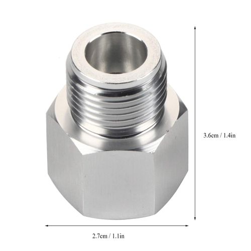 Fdit Household Soda Cylinder Adapter Homemade Beer Barrel Regulator W21.8 to TR21.4 CO2 Soda Maker Accessories