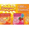 (90 PACKETS) EMERGEN-C MULTI VITAMIN POWDER ORANGE, RASPBERRY, TANG/VITAMIN-C