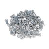 LiGuVCY 100Pcs Aluminum Rivet Nuts 10-24 UNC Rivet Nuts Assortment Kit Flat Head Threaded Insert Nutserts