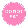 1.5 inch 300 PCS Do Not Eat Warning Stickers