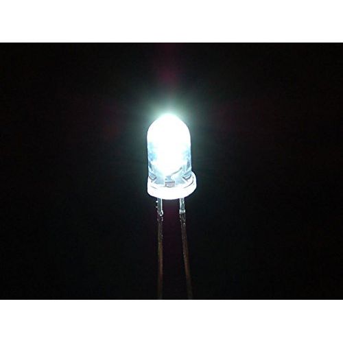 Adafruit Super Bright White 5mm LED (25 pack) [ADA754]