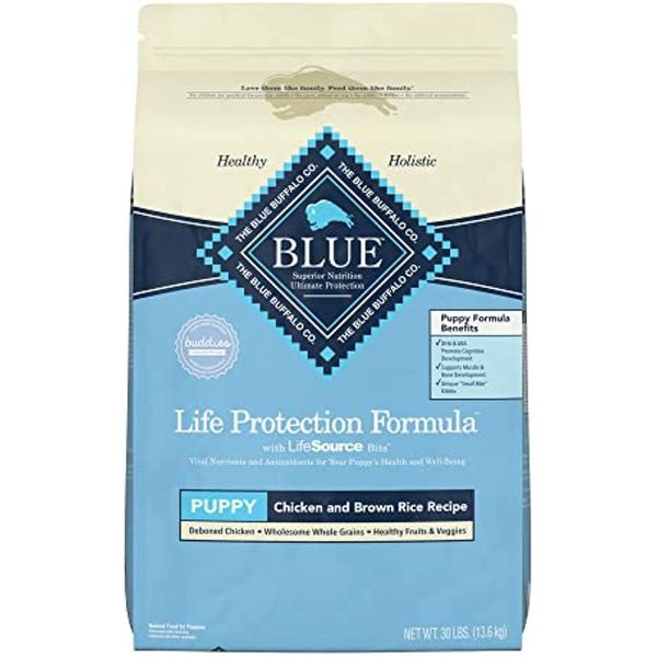 Blue Buffalo Life Protection Formula Natural Puppy Dry Dog Food, Chicken and