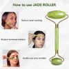 GUGUG Gua Sha and Jade Roller Set, Gua Sha Stone, Face Roller Massage Tool for Skin Care Routine, Guasha Tool for Face, Neck and Body Muscle