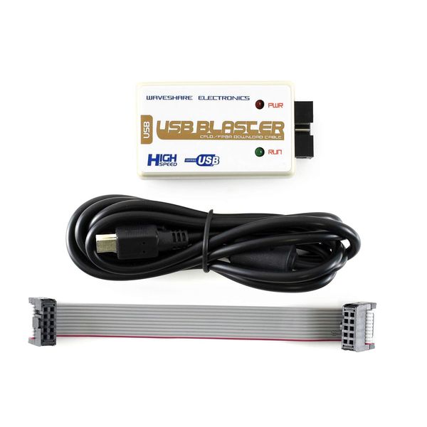 Waveshare USB Blaster V2 Download Cable, a High-Speed FT245+CPLD Solution, Compatible with USB Blaster FPGA/CPLD Programmer
