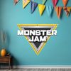 Monster Jam Wall Sticker - Logo Decal Wall Art (60cm Width x 45cm Height)