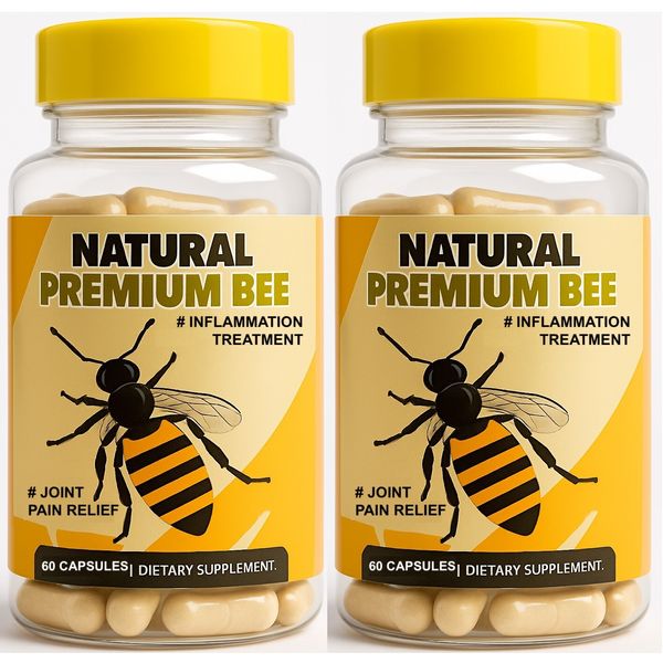 2 PAIN BLOCKING CIRCULATION ARTHRITIS INFLAMMATORY BEE THERAPY NATURAL PILLS