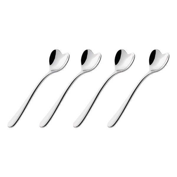 Alessi AMMI08SET Coffee Spoons, Silver, Small