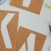 PRO ART Oiled Stencil Board Lettering, 6-inch Set, Natural