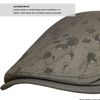 TOSKATOK Men's Shower Proof Water Resistant Flat Cap- Olive