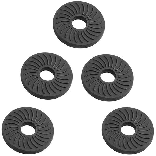 Rubber Washers Screw Washers for Camera Straps 1/4" Screw Washers Rubber Washers Screw Washers Protectors Quick and Secure Connections Anti Slip Ideal for Standard Cameras Tripod 5 Pack Black