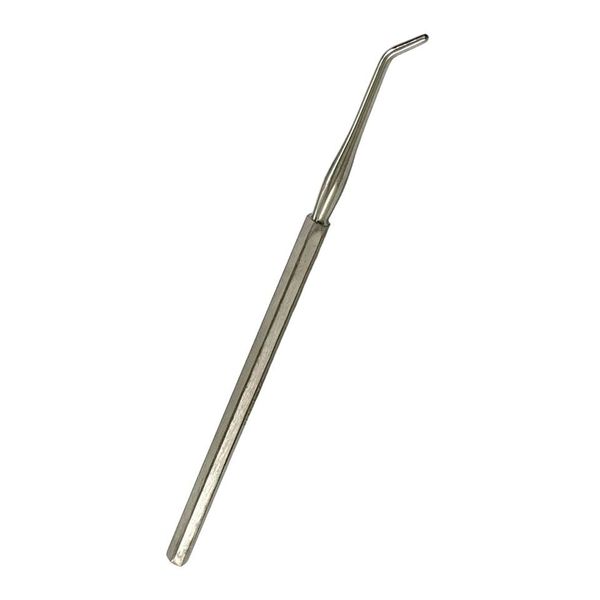 MedTool Mall Probe and Seeker, All Steel, Angular Semi-Blunt Tip, 6 in, Silver