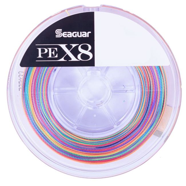 Seaguar PE Line, Seagar PE X8, Fishing PE Line, 322.8 ft (150 m), No. 1, 20lb, Multi