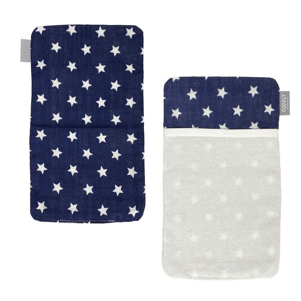 Nippon ETEX Sweat Pad Navy Star 2 Pieces 01-134