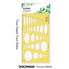Traceease Geometric Drafting Ellipse Template Drawing Stencil, Designing Template Measuring Ruler