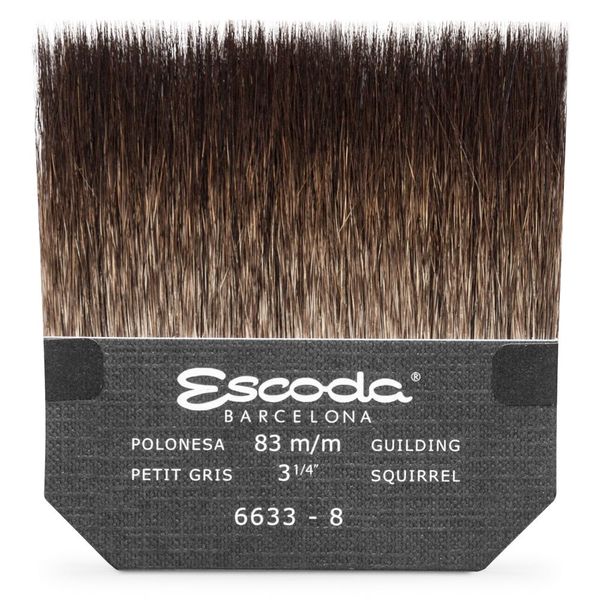 Escoda : Gilder's Tip : Squirrel : Series 6633 : Bright : 80mm