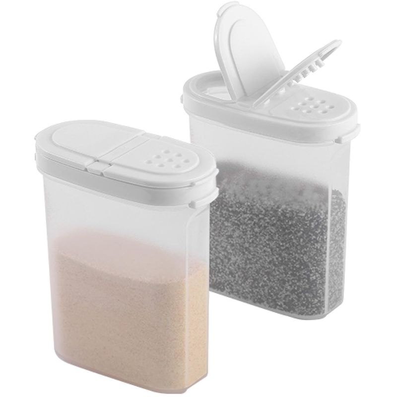 SIGNORA WARE Spice Jars with Lids - 8 oz Refillable Empty Airtight ...