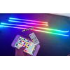 JHB APP Remote CHASING Flow LED Strips Lights 2PCS 4FT+2PCS 6.5FT Underglow KIT