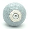 G Decor Crackle Ceramic Door Knobs Cupboard Pull Door Handles 4506 (Grey)