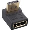 InLine® DisplayPort Adapter, DisplayPort Stecker/Buchse, nach Oben gewinkelt