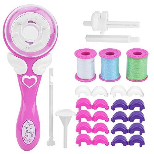 Electric Hair Braider Toy DIY Automatic Hair Braider Styling Tool Electric Hair Arranger Braiding Machine for Little Girls(Braiding Device)
