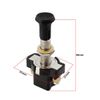 Laroal 2Pcs Push-Pull Switch 12V/24V 20mm Vehicle Motorcycle On-Off Push Pull Switch Long Thread Push Pull Switch for Electrical Car Accessories