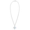 Elli Necklace Birthstone March Crystals 925 Sterling Silver