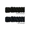 Oqard Reflective Paracord Keychain, Fire Starter and Container Gift Set - Black