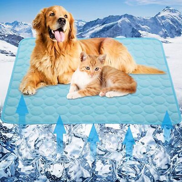 Dog Cooling Mats Pet Cooing Pad Self Cooling Blanket Dog Cooling Pads for Dog...