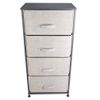 Home Basics SS39135 4 Drawer Storage Organizer, Gray