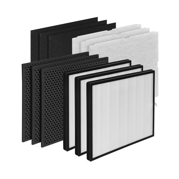3-Set Rabbit Air MinusA2 Filter Replacement Kit Compatible with Rabbit Air Mi...