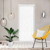 Soleil d'ocre Circle Net Curtain, Polyester, White, 90 x 200 cm
