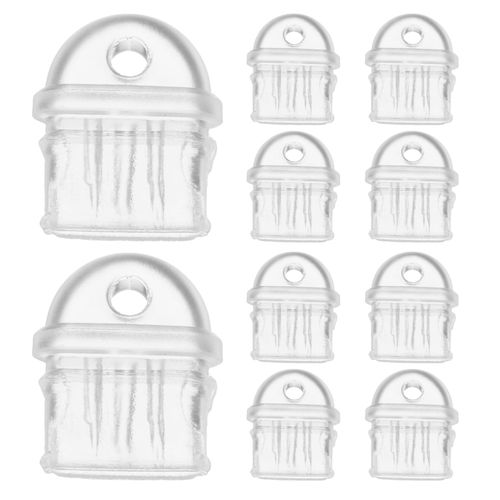 10 Pack Mobile Phone Charging Port Cover PVC Dust Cover Port Protector for All Type-C Smartphone Tablet