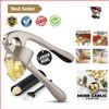 Efficient Garlic Crusher with Easy-Squeeze Design - Multi-Purpose Cooking Tool