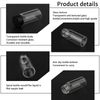 Glass Vials Clear Bottles Liquid Sample Collection Bottles Liquid Containers Screwcap Capacity 10ml (1/3 Oz) Pack of 10