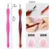 Sweet Skin Cutter, Cuticle Cutter with Pusher! (2 Brown)