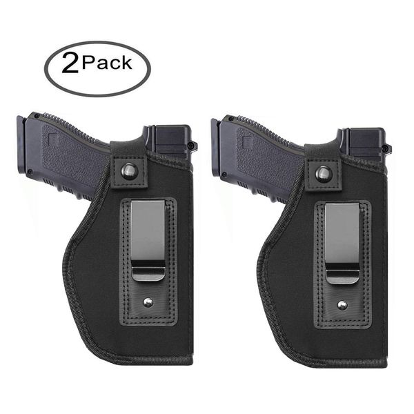 TACwolf Inside IWB Holster Waistband Fits All Firearms S&W M&P Shield 9/40 1911 Taurus PT111 G2 Sig Sauer Glock 17 19 26 27 42 43 Springfield XD XDS