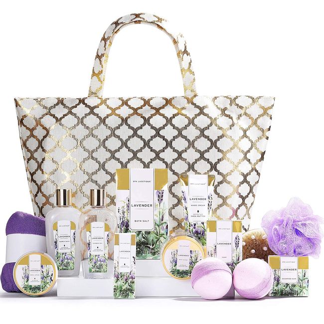  Spa Luxetique Spa Gift Basket, Home Spa Gift Basket