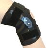 Hinged Knee Brace Adjustable Wraparound Open Patella Support Neoprene (Medium)