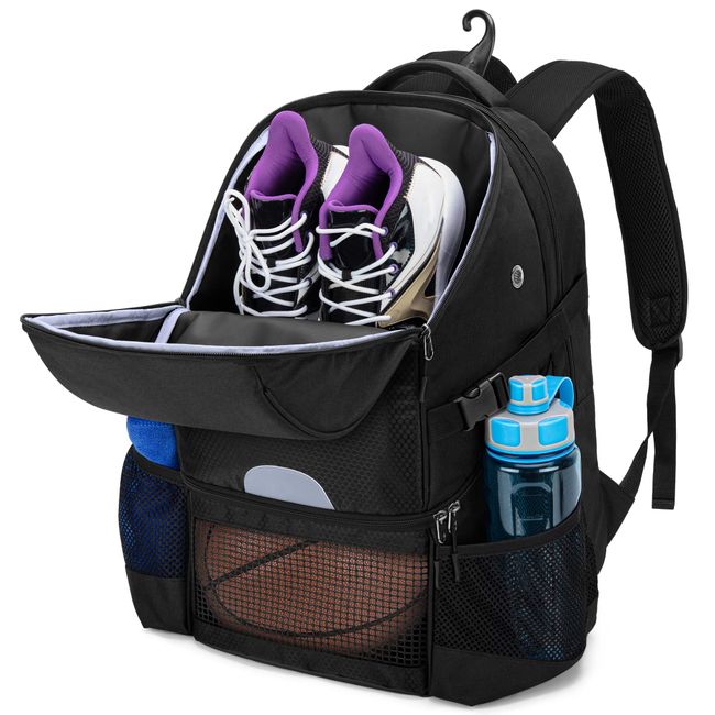 DSLEAF Basketball Backpack, Adult Basketball Backpack, Large Capacity, Basketball Backpack, Ball Storage, Soccer Backpack