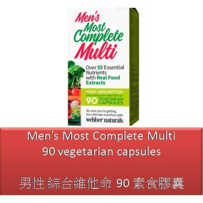 90 V Men's Most Complete Multi - Webber Naturals