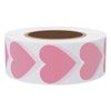 Hylabelest Color Coding Dot Labels 30mm Love Heart Stickers (Pink)
